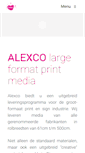 Mobile Screenshot of alexco.nl